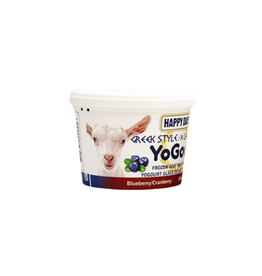 Happy Days Happy Days YoGoat Blueberry/Cranberry Greek Style Frozen Goat Milk Yogurt 110ml