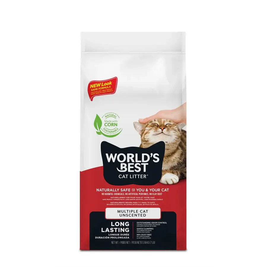 World's Best World's Best  Litière Chats Multiple  28lb sac