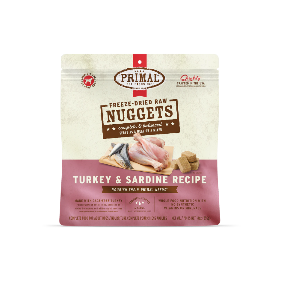 Primal Primal Freeze Dried Canine Turkey & Sardine 14oz