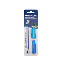 Bluestem Bluestem Oral Care Toothbrush and Finger Brush set for Dogs & Cats