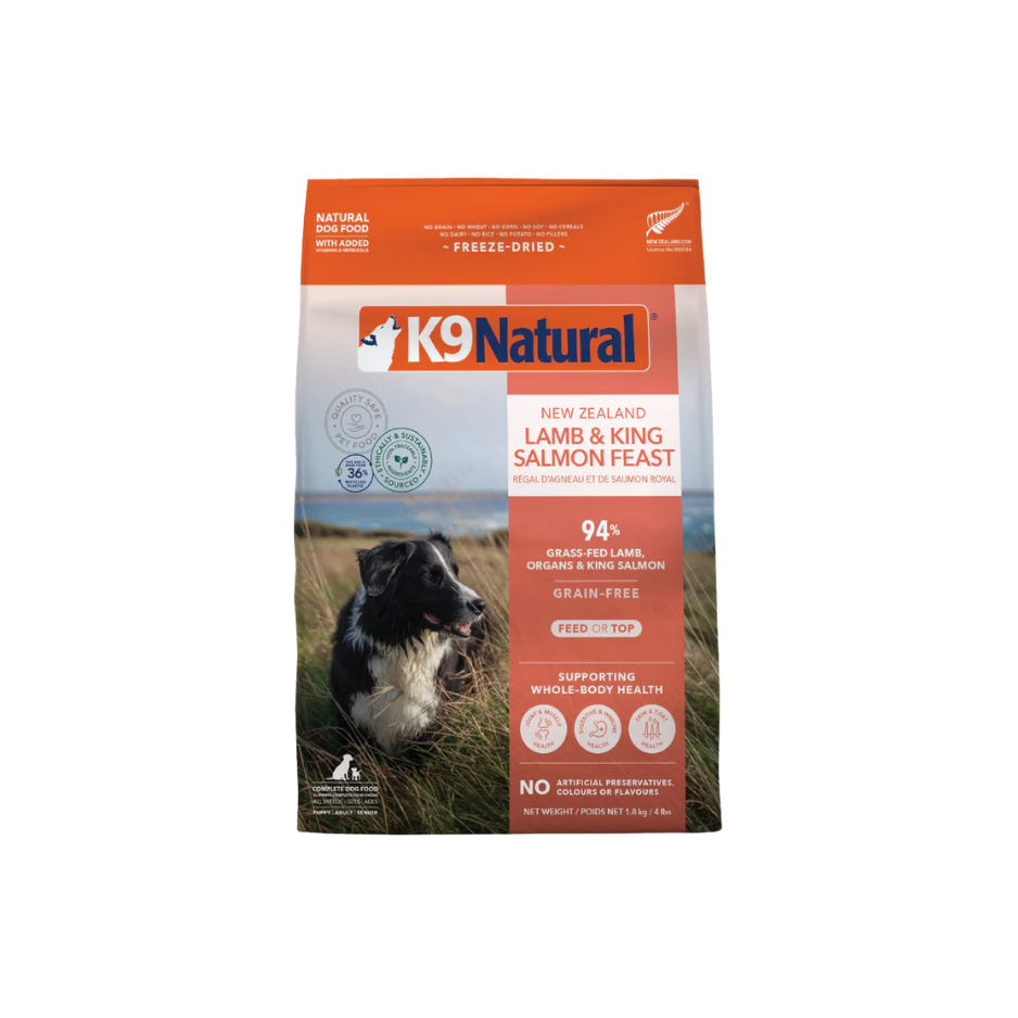 K9 Natural K9 Natural Freeze Dried Lamb & King Salmon 1.8kg