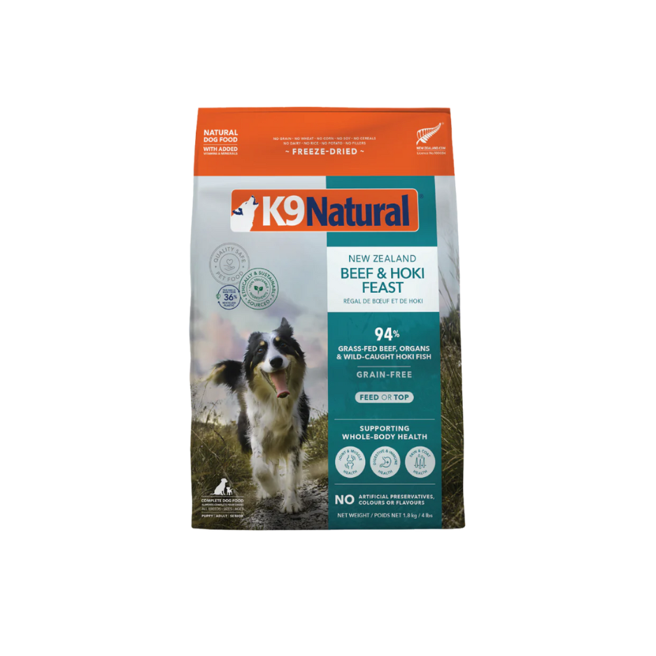 K9 Natural K9 Natural Freeze Dried Hoki & Beef 500g