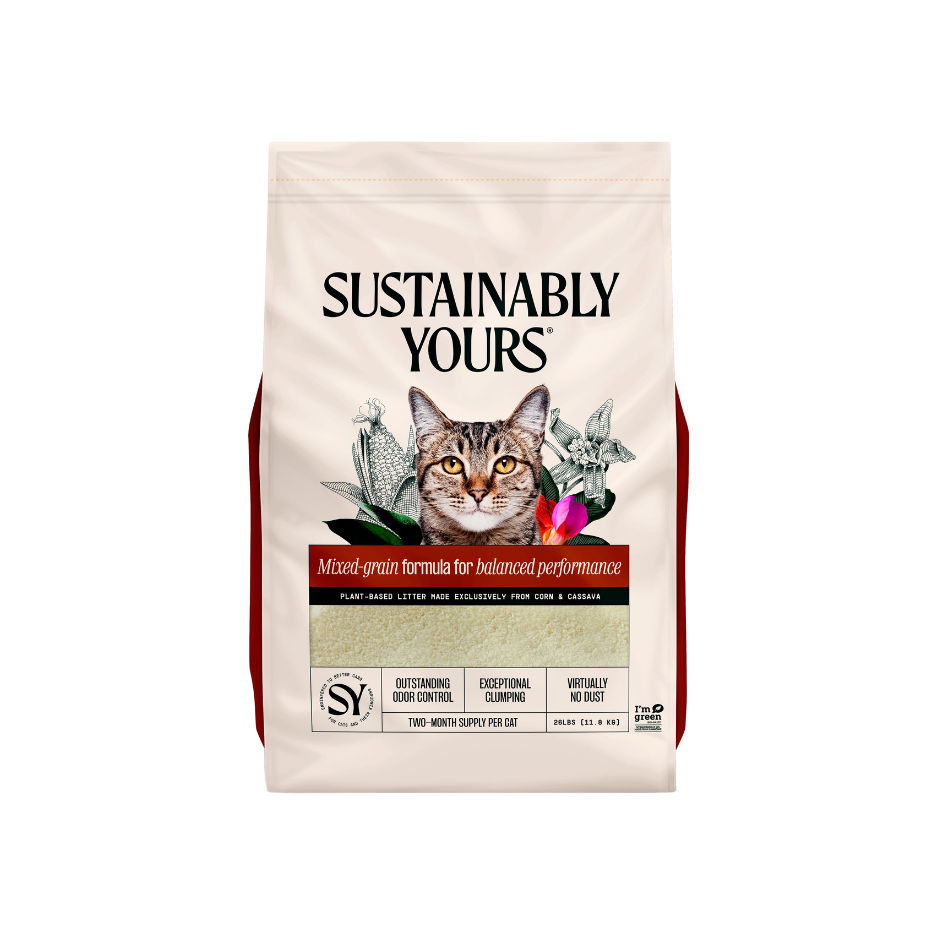 Sustainably Yours Sustainably Yours Litière "mixed-grain" Performance équilibrée 11.8 kg
