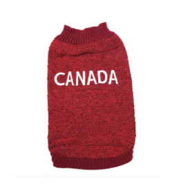 Doggie-Q DQ Double Knit Canada Sweater