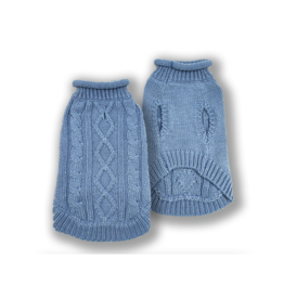 Doggie-Q DQ Double Knit Mock Neck Sweater