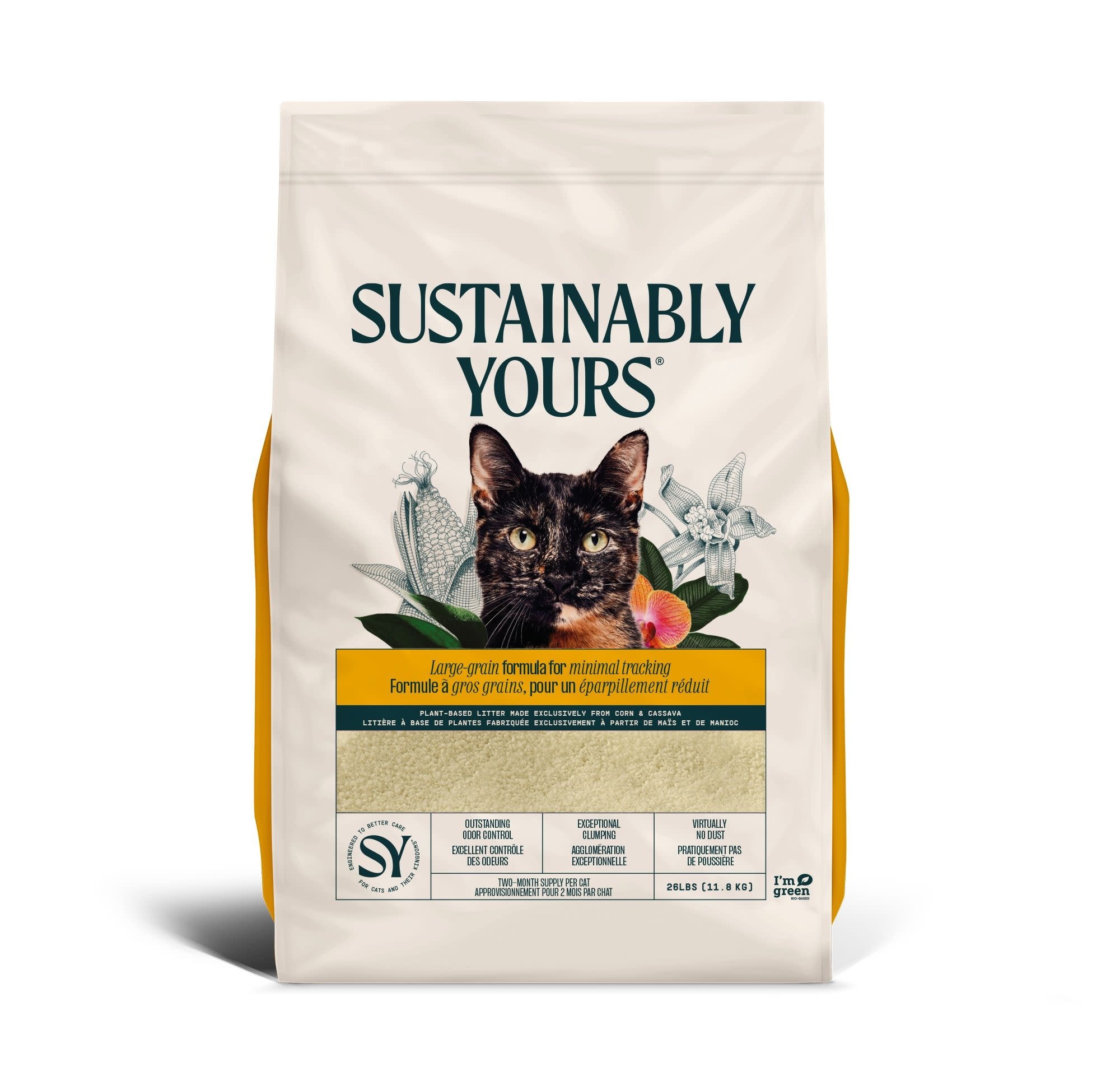 Sustainably Yours Sustainably Yours Litière "large-grain" Formule à Gros Grains 11.8 kg