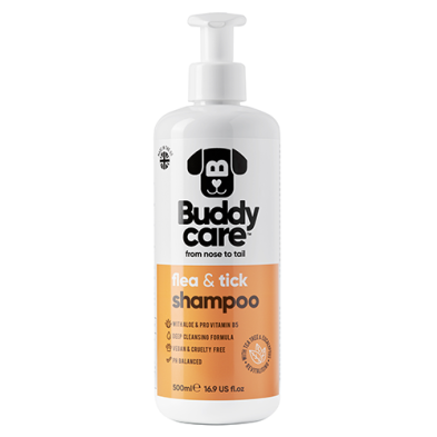 Buddycare Flea & Tick Shampoo for Dogs 16.9 fl oz