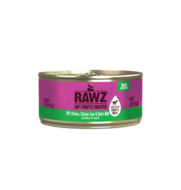 Rawz Cat Can 96% Chicken, Chicken Liver & Goat Milk 5.5oz