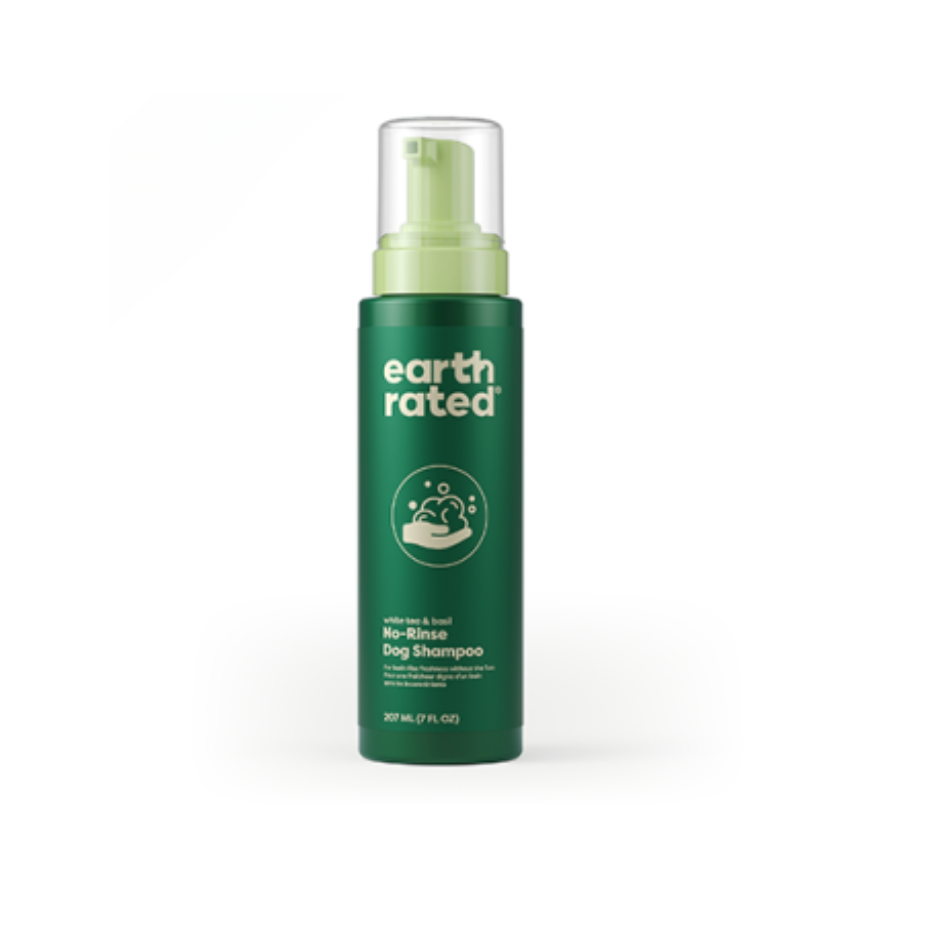 Earth Rated White Tea & Basil No-Rinse Dog Shampoo 7oz