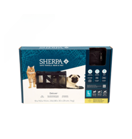 Sherpa Deluxe Airline Approved Soft Sided Carrier Black