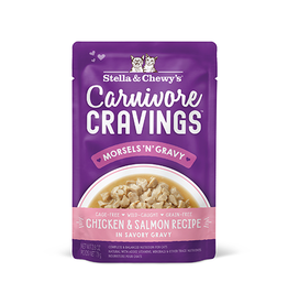 Stella & Chewy's Stella & Chewy's Carnivore Cravings Morsels 'N' Gravy Chicken & Wild-Caught Salmon Cat Food 2.8oz