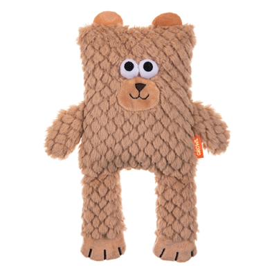 Growl Boxy the Bear Dog Toy 10"