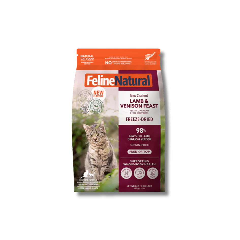 K9 Natural Feline Natural Freeze Dried Lamb & Venison Feast 320g