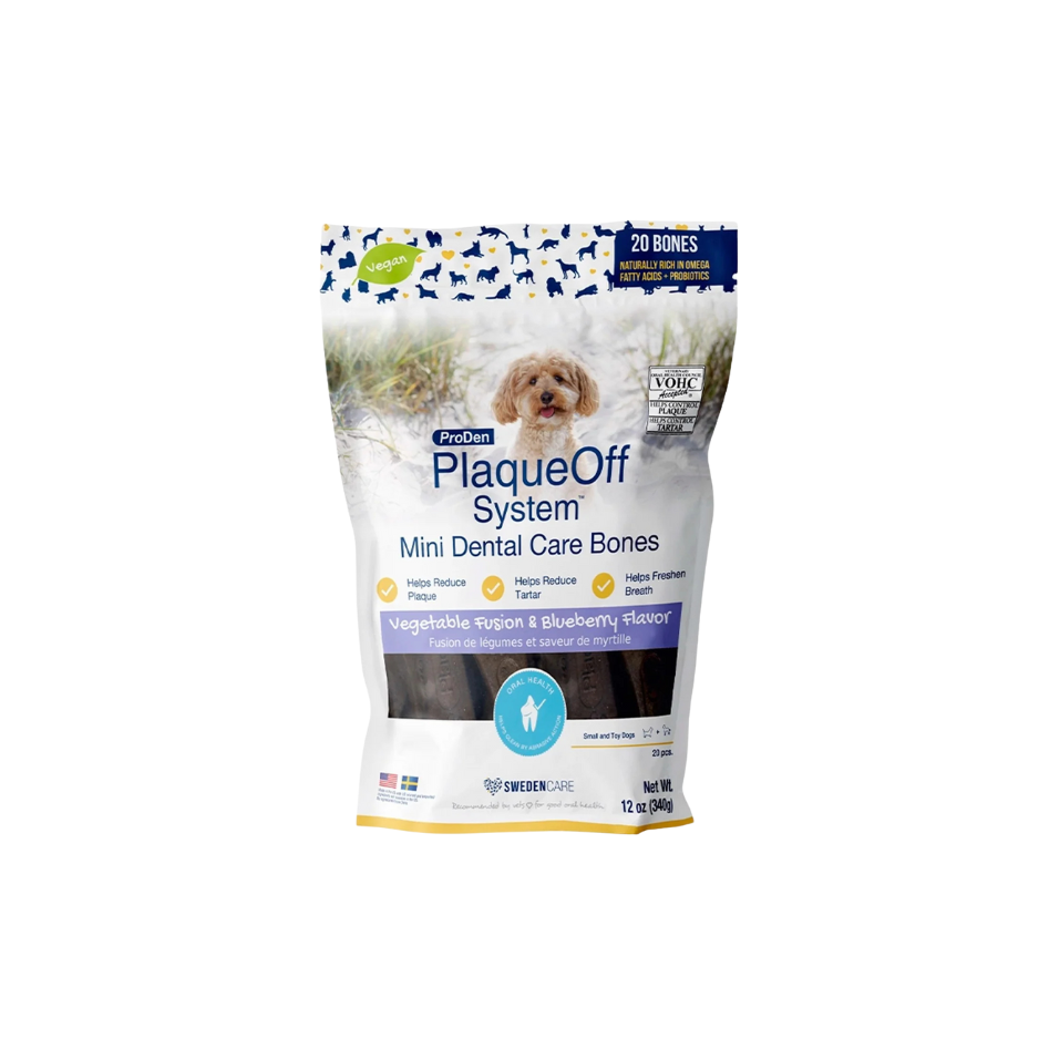 Proden Proden Plaque Off Os dentaires mini fusion végétale & bleuet 12oz