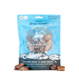 Wild Vibes Wild Vibes Chicken Heart & Bone Broth Treats 68g