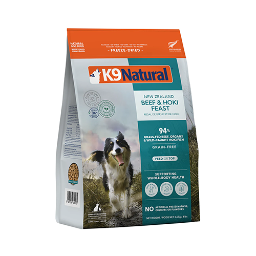 K9 Natural Natural Freeze Dried Beef & Hoki 3.6kg
