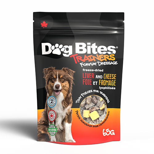 Dog Bites Dog Bites Freeze-Dried Liver & Cheese Trainers Treat 65g