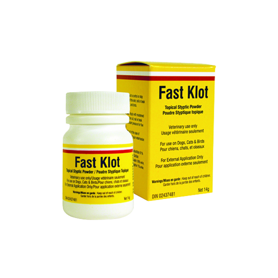 Dominion Veterinary Laboratories Ltd. Fast Klot Topical Styptic Powder 14g