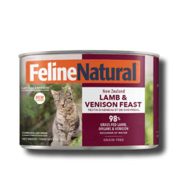 K9 Natural Feline Natural Cat Can Lamb & Venison Feast 6oz