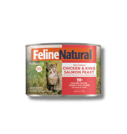 K9 Natural Feline Natural Cat Can Chicken & King Salmon Feast 6oz