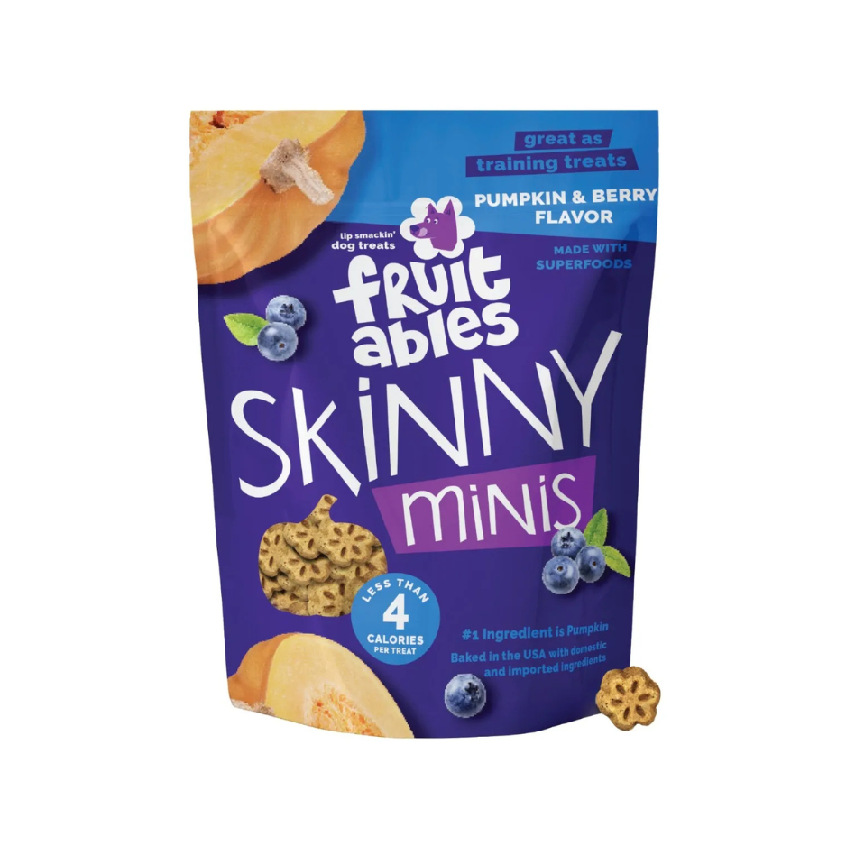 Fruitables Fruitables Skinny Minis Pumpkin & Berry Flavor Dog Treat 12oz