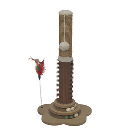 Simons Simons Kitty Scratcher Tower w/Self Groomer 26"