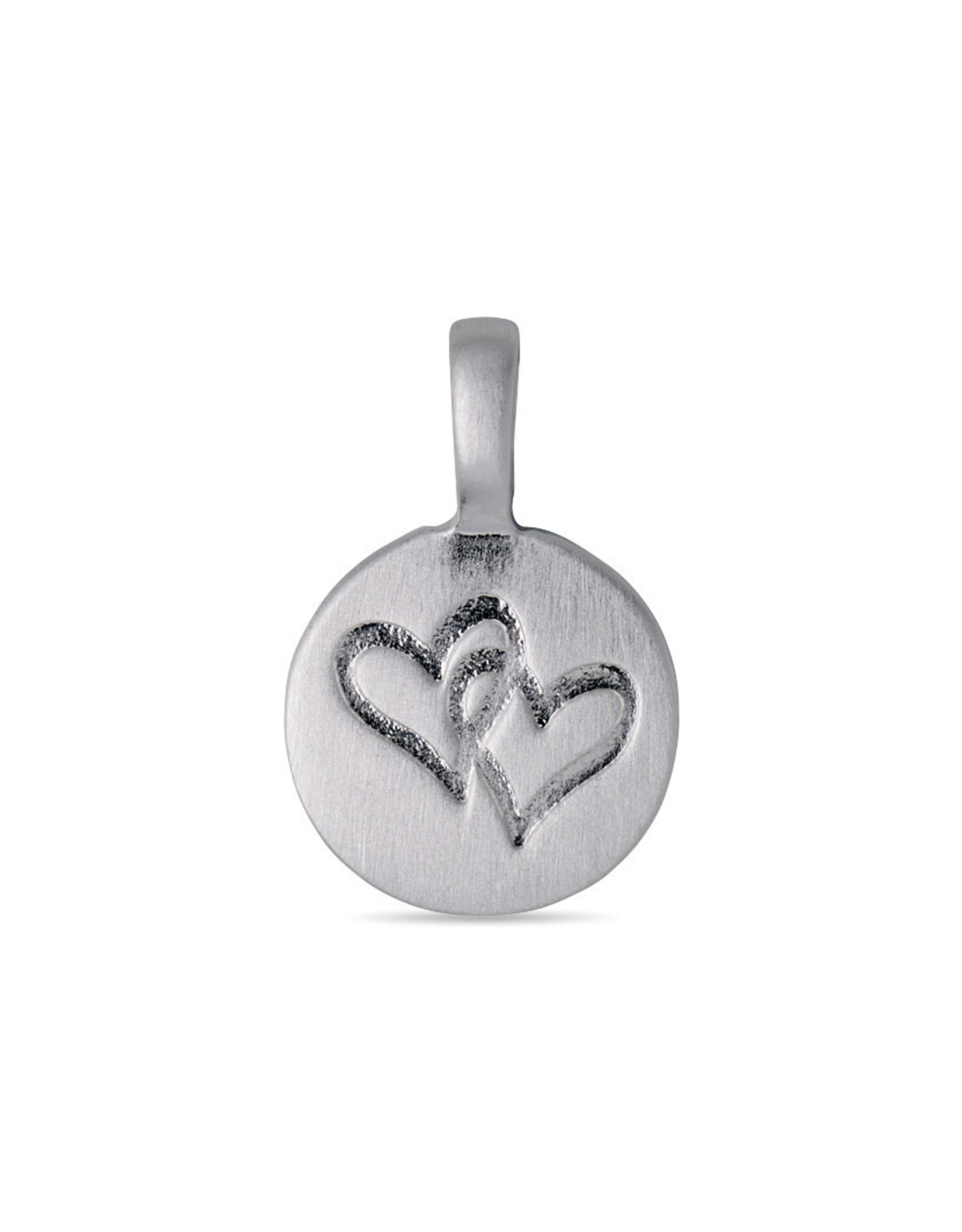 Pilgrim Pilgrim - 2 Heart Pendant Silver Plated
