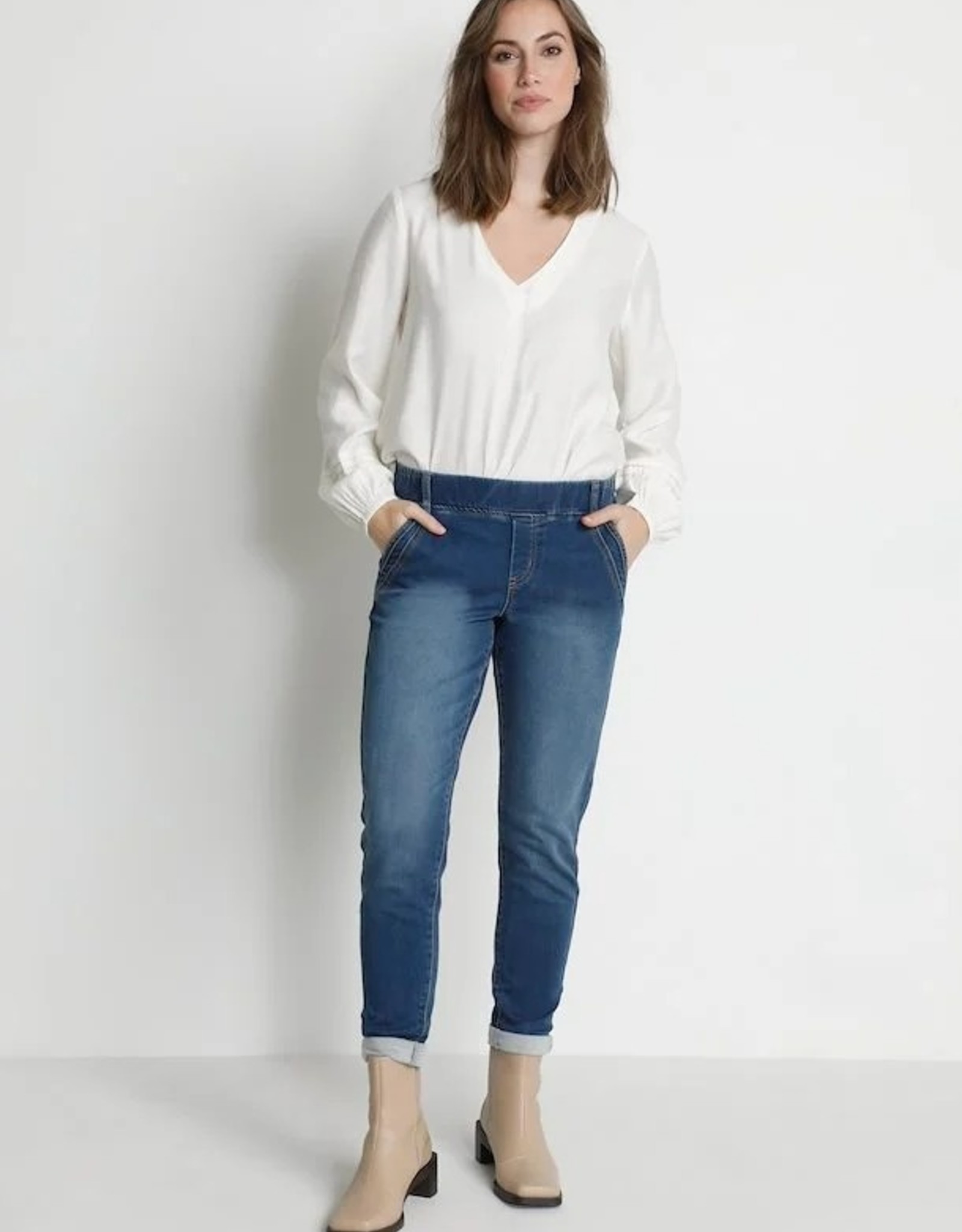 Cream Cream -  CRDinja Ankle Jog Denim