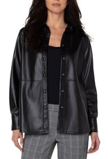 Liverpool Liverpool - FW23 LM1996TPU - Faux Leather Blouse