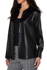 Liverpool Liverpool - FW23 LM1996TPU - Faux Leather Blouse