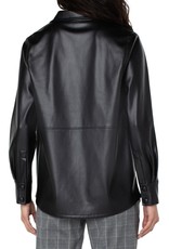 Liverpool Liverpool - FW23 LM1996TPU - Faux Leather Blouse