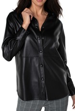 Liverpool Liverpool - SS23 LM1996TPU - Faux Leather Blouse