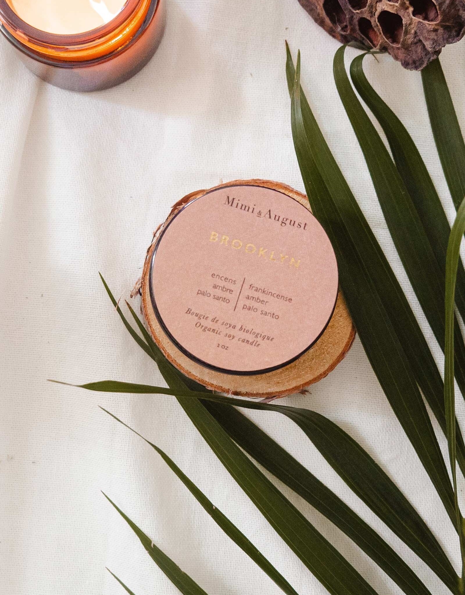 Mimi & August - La Bougie réutilisable 2oz - Brooklyn