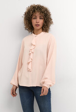 Cream Cream - FW23 CRTiah Flounce Blouse