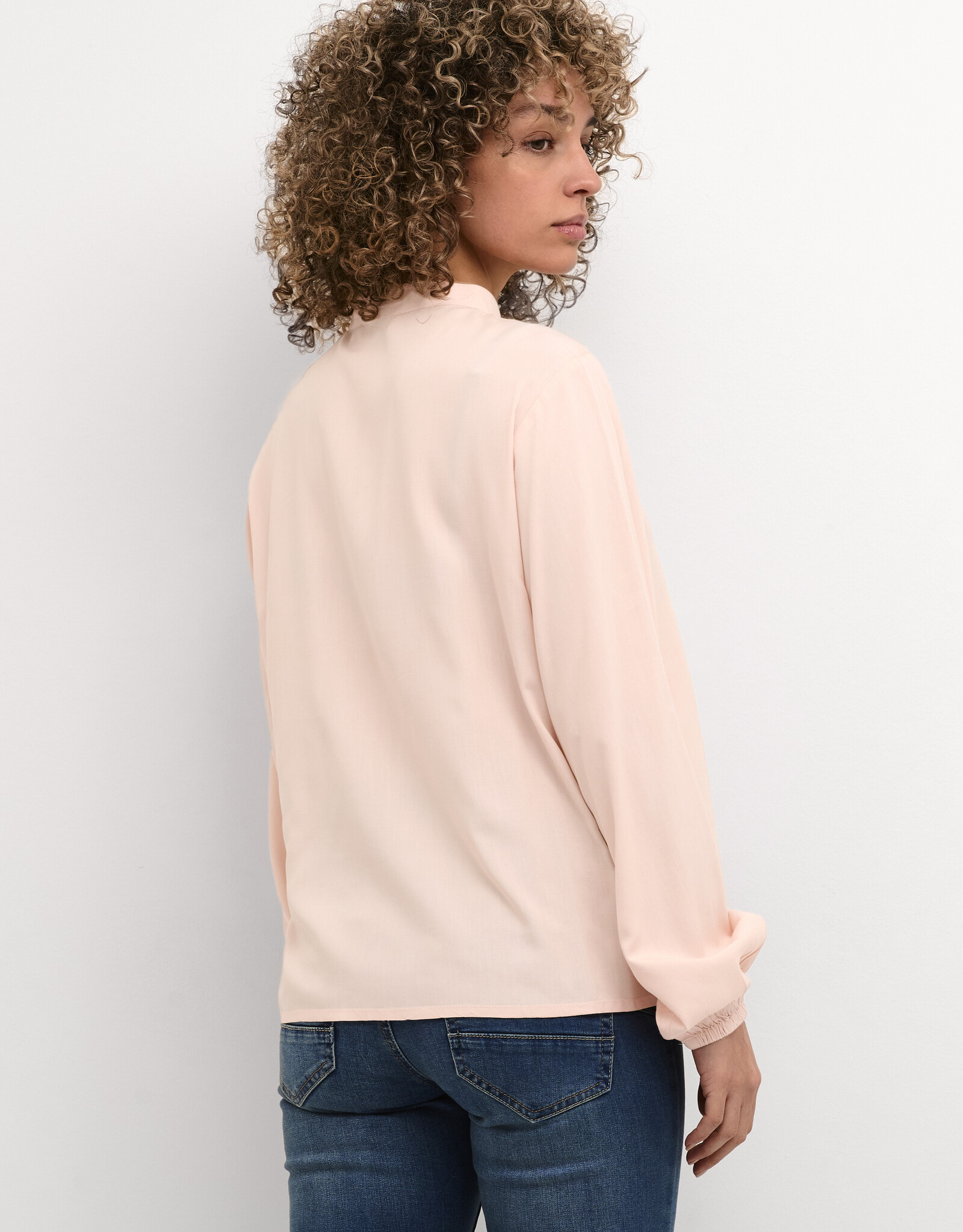 Cream Cream - FW23 CRTiah Flounce Blouse