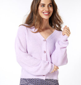 Esqualo Esqualo - FW23 F2331501 Cardigan Puff Shoulder