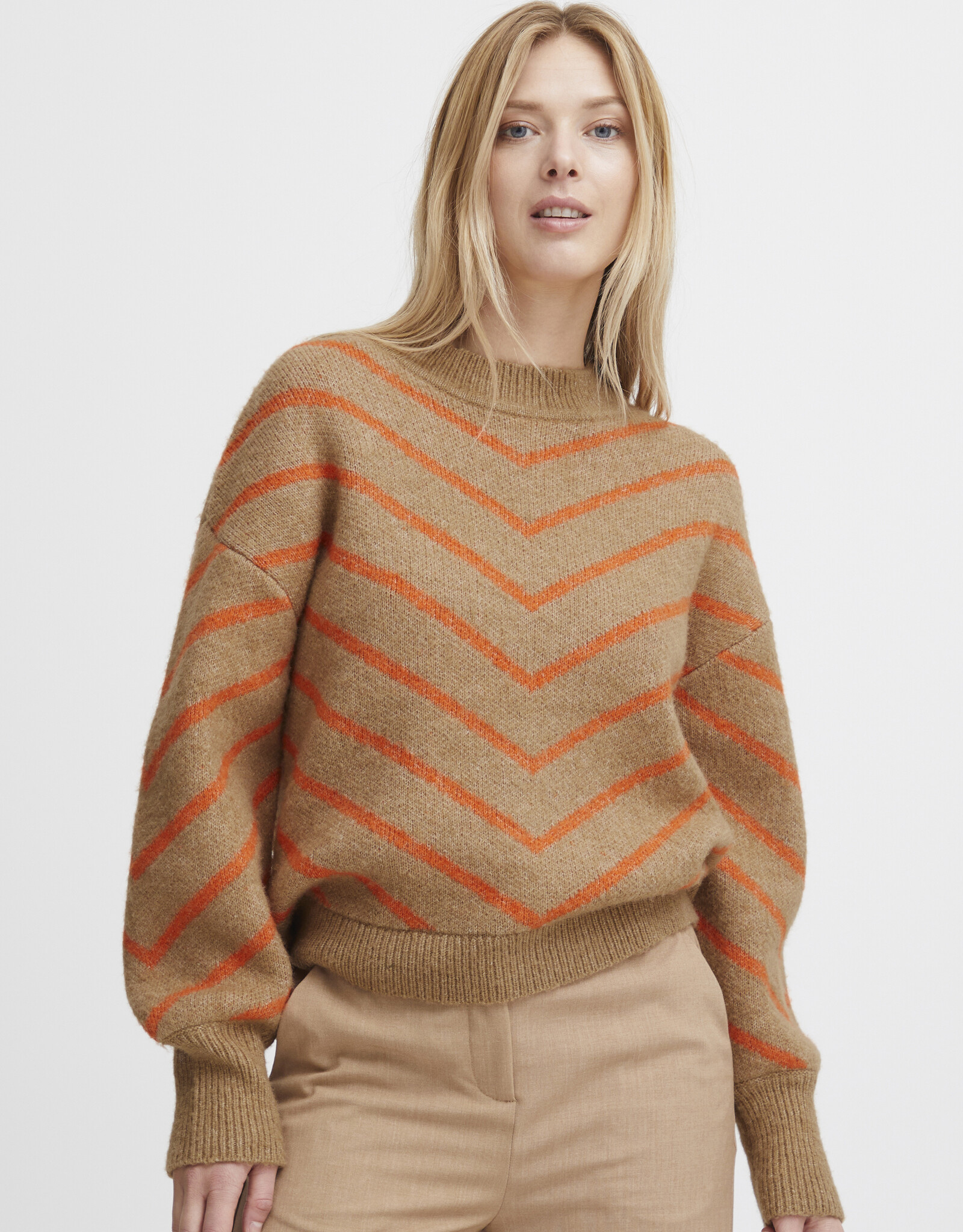 b. young B. Young - FW23 BYMICA Stripe Jumper