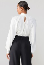 Sanctuary Sanctuary - SS24 Sateen Mixed Media Top