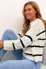 Kaffé Kaffé - SS24 KAella Striped Knit Pullover