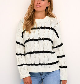 Kaffé Kaffé - SS24 KAella Striped Knit Pullover