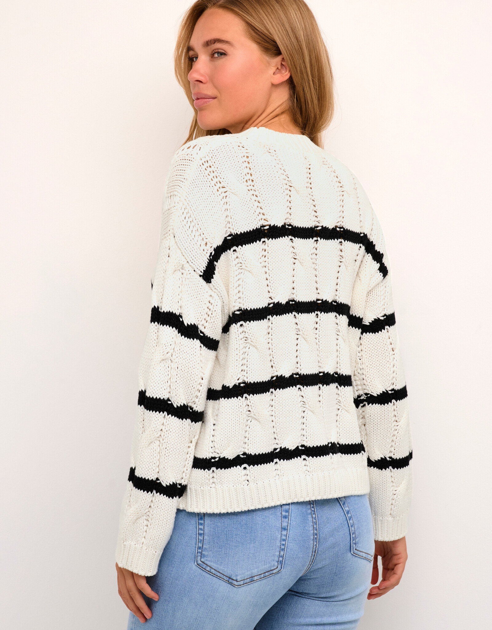 Kaffé Kaffé - SS24 KAella Striped Knit Pullover