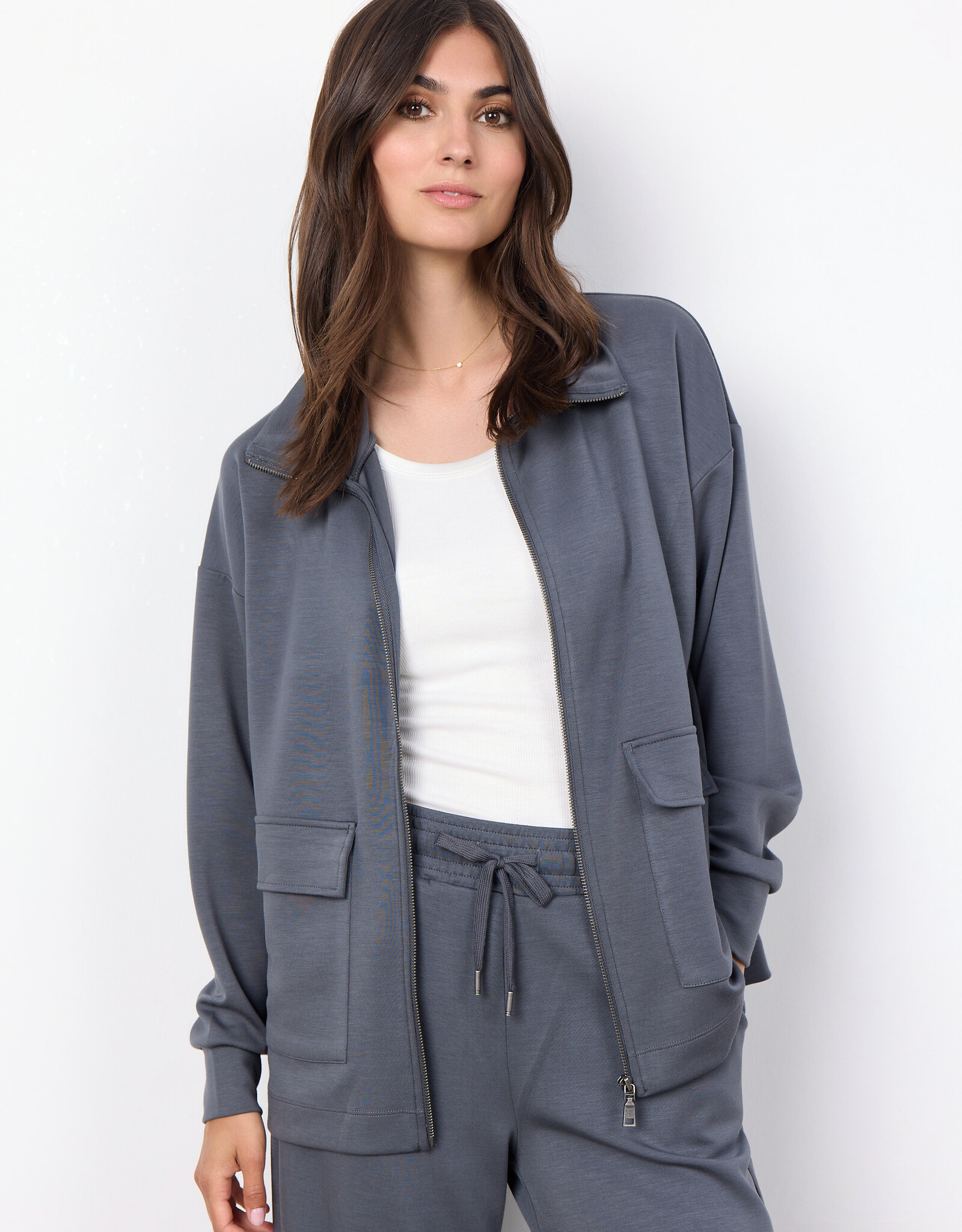 Soya Concept Soya Concept - SS24 26427 Zip Cardigan (2 couleurs)