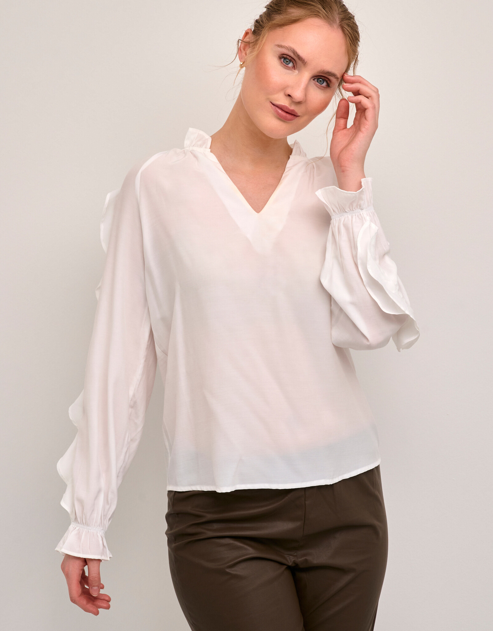 Culture Culture - SS24 CUasmine Flounce Blouse