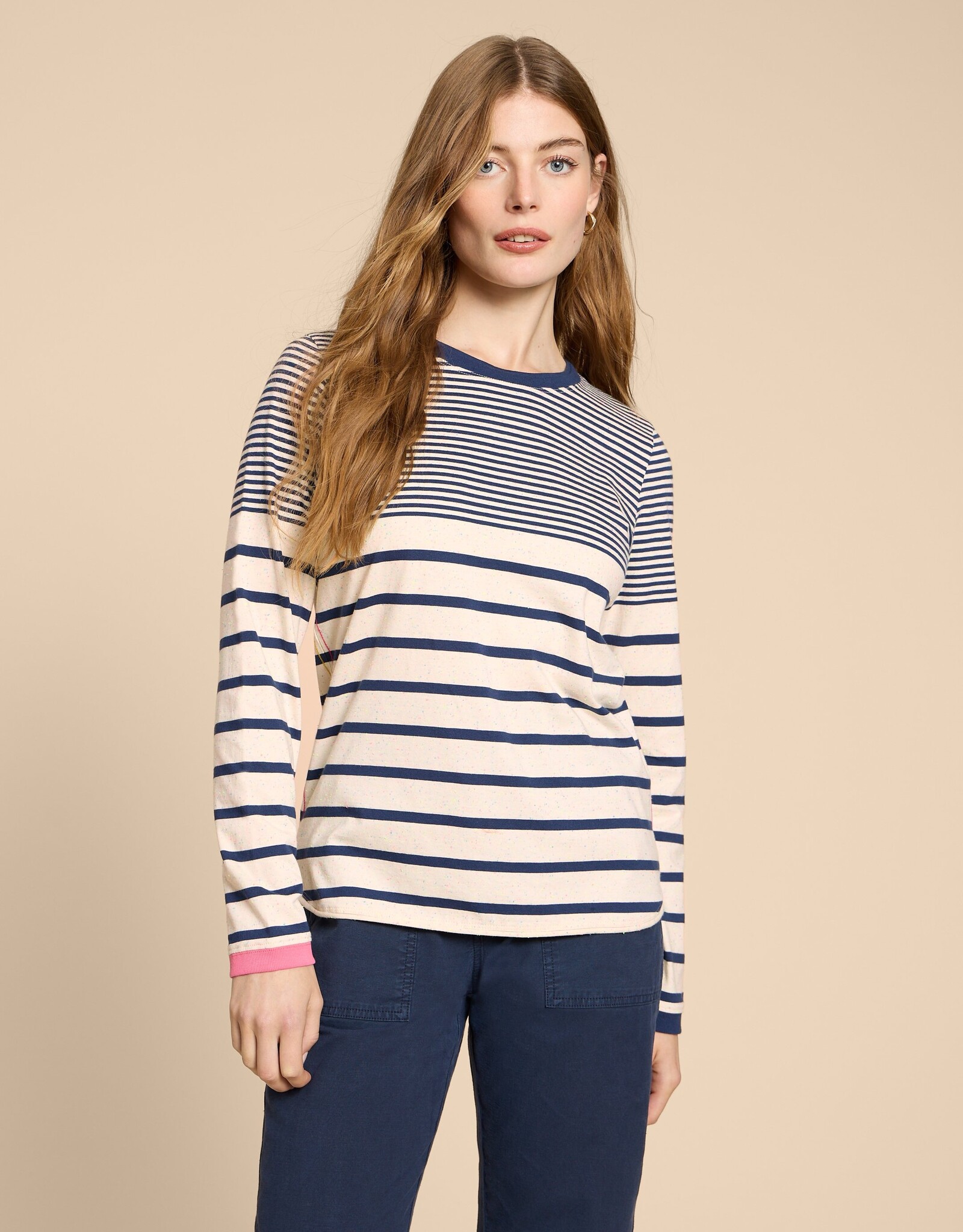 White Stuff White Stuff - SS24 Clara Long Sleeve Tee