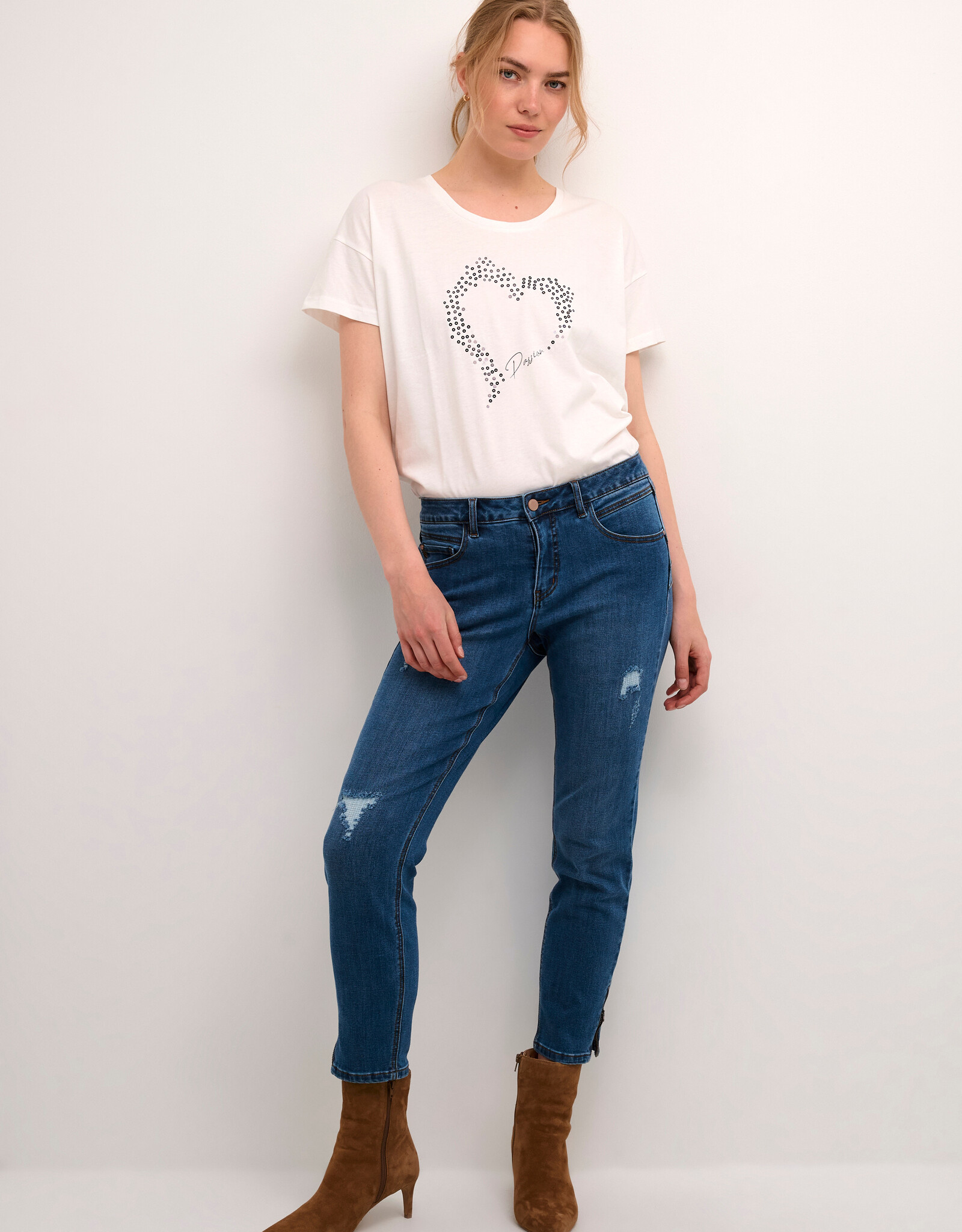 Cream Cream - SS24 CRJosefine 7/8 Jeans - Shape Fit