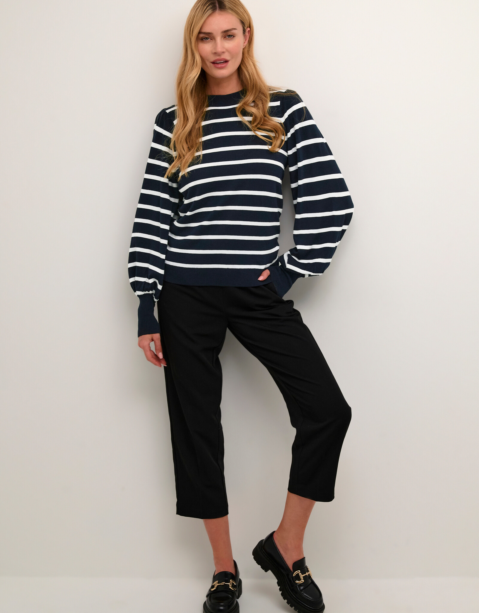 Kaffé Kaffé - SS24 KAmala Stripe Knit Pullover