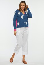 ZAKET & PLOVER Zaket & Plover - SS24 Hearts Cardi (3 clrs)