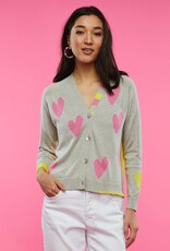 ZAKET & PLOVER Zaket & Plover - SS24 Hearts Cardi (3 clrs)