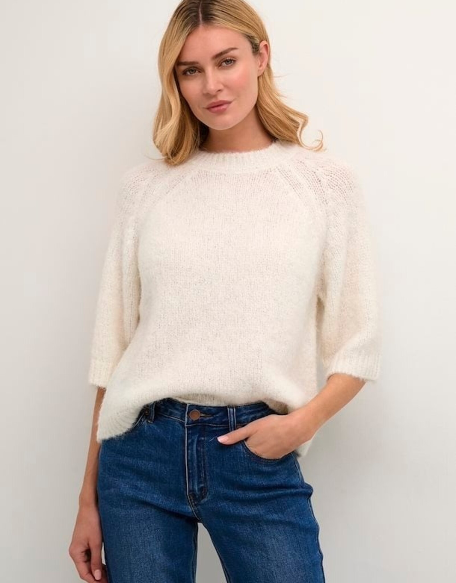 Kaffé Kaffé - SS24 KAemilie Cropped Knit Pullover (2 clrs)