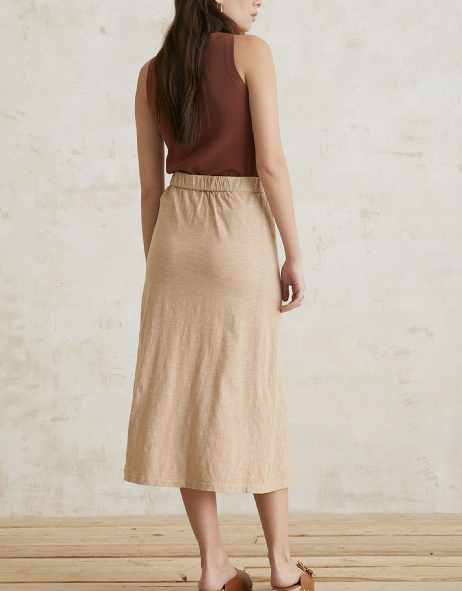 Yerse - SS24 Cotton Midi Skirt